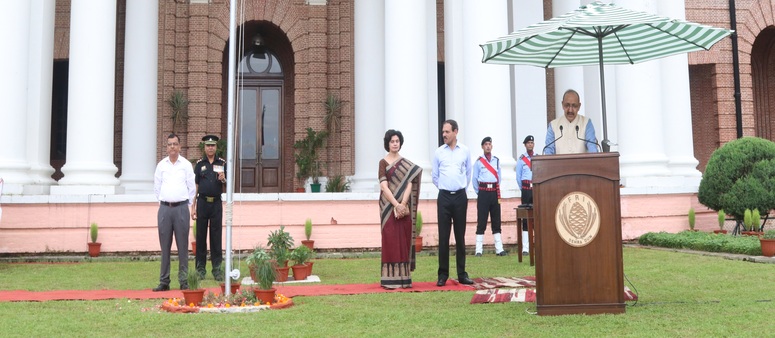 	DG, ICFRE shri A.S Rawat addressing the Officers and Staff of Forest Research Institute, Dehradun on the occasion of 77th Independence Day on 15th August, 2023
