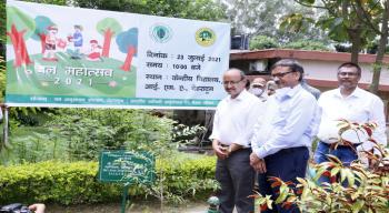 Forest Research Institute, Dehradun celebrated 72nd "Van Mahotsav-2021" at Kendriya Vidyalaya, IMA on 23rd July 2021