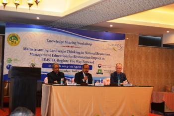 Two days workshop on “Mainstreaming Landscape Thinking in Natural Resources Management Education for Restoration Impact in BIMSTEC Region: The Way Forward” from 31st March 2023 to 1st April 2023